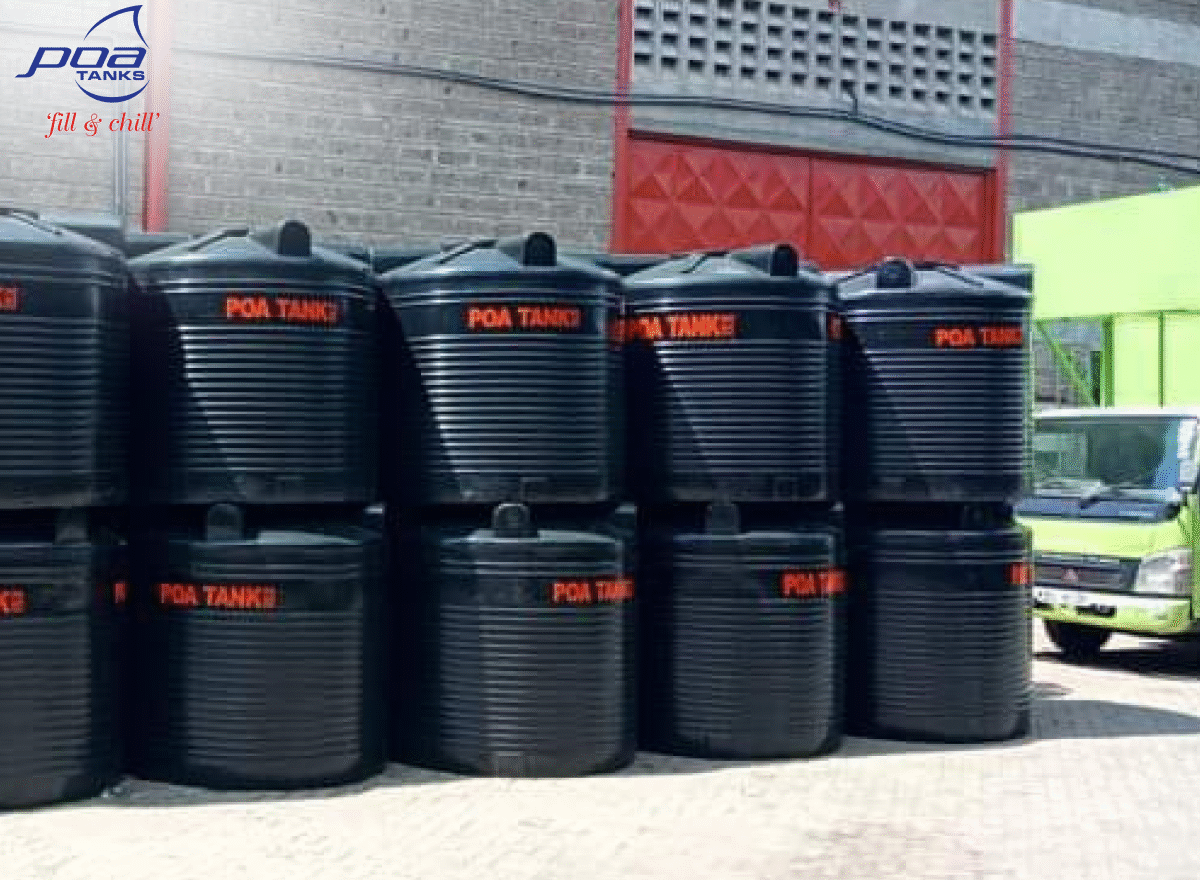 Lineup of Poa Tanks ready for delivery